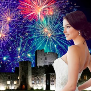 Wedding Fireworks Peckforton Castle